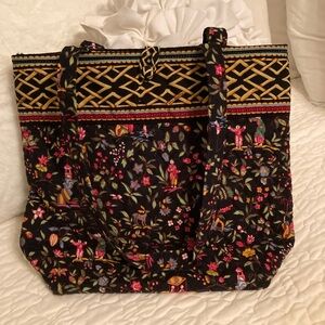 Vera Bradley Black Tote